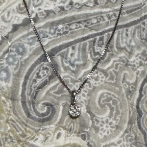 Diamond cluster neckless